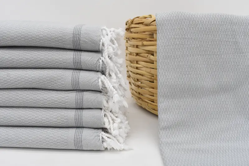 Personalized Turkish Beach Towel, Embroidered Towel, Home Gift, Best Friend Gift, Travel Towel, Wedding Gifts Towel, 70x36 Cotton Chevron Towel - 2