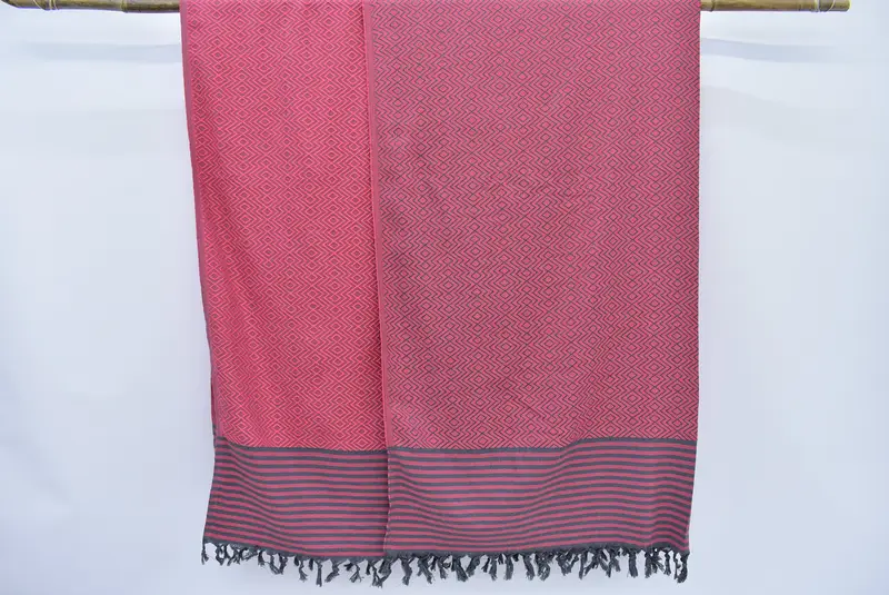 Custom Blanket, Monogram Blanket, Wedding Hand Made Gift, Custom Wedding Gifts, Christmas Tablecloth, 104x80 Cotton Diamond Towel, Gift For Bride - 5