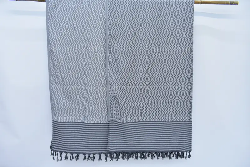 Custom Blanket, Monogram Blanket, Wedding Hand Made Gift, Custom Wedding Gifts, Christmas Tablecloth, 104x80 Cotton Diamond Towel, Gift For Bride - 7