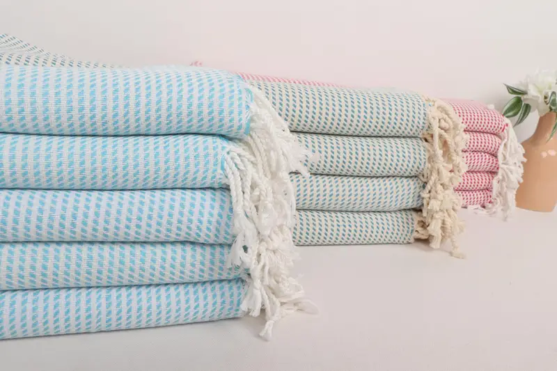 68x40 Cotton Geometric Towel, Bachelorette Party Favors, Bachelor Gift, Wedding Gifts Towel, Luxury Beach Towel, Sand-resistant towel, Scarf Towel - 2
