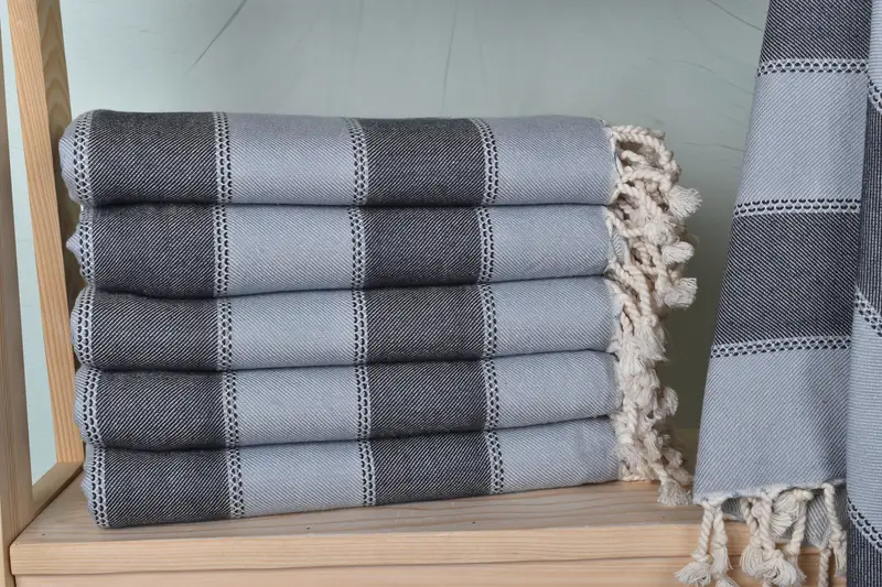 Turkish towel, Pool Towels, Lightweight towel, Valentines Gift, Personalized Towel, Luxury Turkish peshtemal beach towel, 68x36 Cotton Striped Towel - 1
