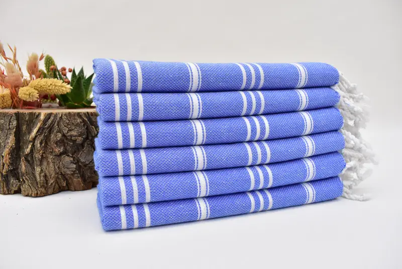 Turkish Tea Towel, Bridesmaid Gift, Custom Wedding Gifts, 40x24 Cotton Striped Towel, Small Bath Towels, Bachelor Gifts, Monogram Kitchen Towel - 2