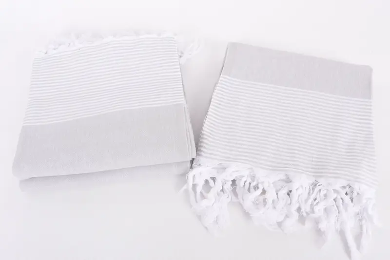 Fitnesshandtuch, 80x36 Baumwollstreifentuch, Peshtemal -Handtuch, Braut Geschenk, Fouta -Handtuch, Valentinstag Geschenk für sie, gestickte Handtuch, Strandtuch - 7