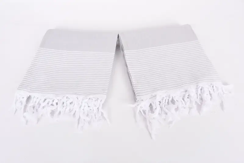 Fitnesshandtuch, 80x36 Baumwollstreifentuch, Peshtemal -Handtuch, Braut Geschenk, Fouta -Handtuch, Valentinstag Geschenk für sie, gestickte Handtuch, Strandtuch - 6