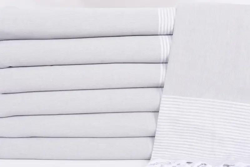 Fitnesshandtuch, 80x36 Baumwollstreifentuch, Peshtemal -Handtuch, Braut Geschenk, Fouta -Handtuch, Valentinstag Geschenk für sie, gestickte Handtuch, Strandtuch - 2