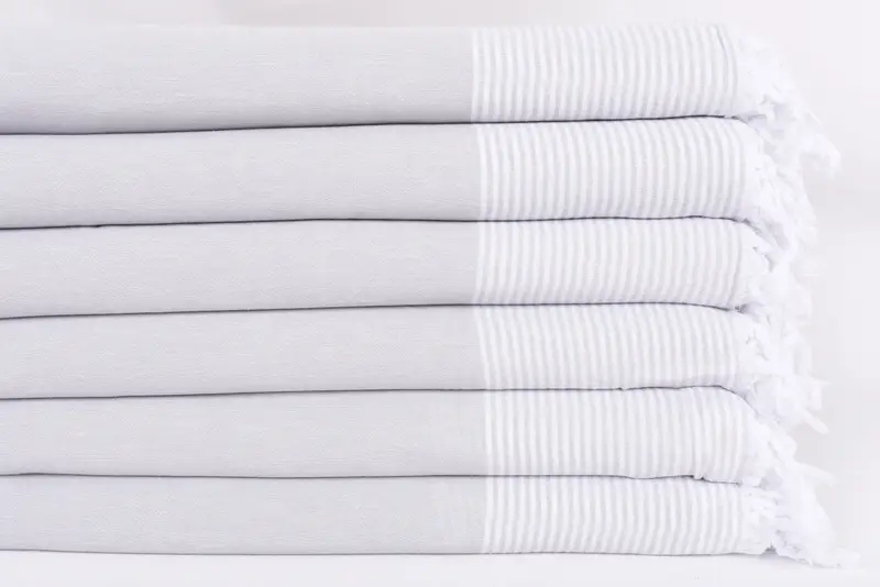Fitnesshandtuch, 80x36 Baumwollstreifentuch, Peshtemal -Handtuch, Braut Geschenk, Fouta -Handtuch, Valentinstag Geschenk für sie, gestickte Handtuch, Strandtuch - 3
