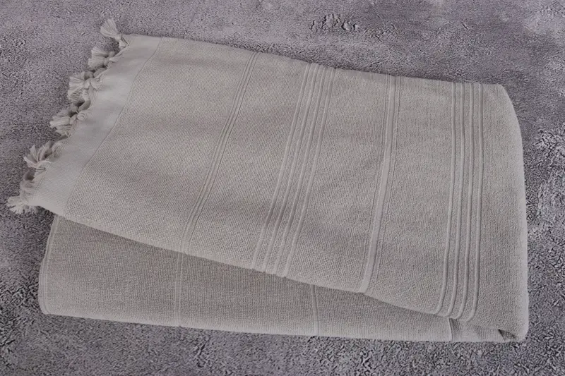 Luxury Beach Towel, Housewarming Gift, Custom Gift, 70x36 Cotton Striped Terry Towel, Bridesmaid Towel, Wedding Gift For Bride, Turkish beach towel - 6