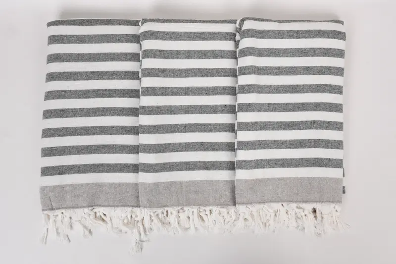 Turkish Towel USA, Bachelorette Party Favor, Cancun Bachelorette Party Gift Ideas, Bachelor Gifts, 68x40 Cotton Striped Terry Towel, Travel towel - 7