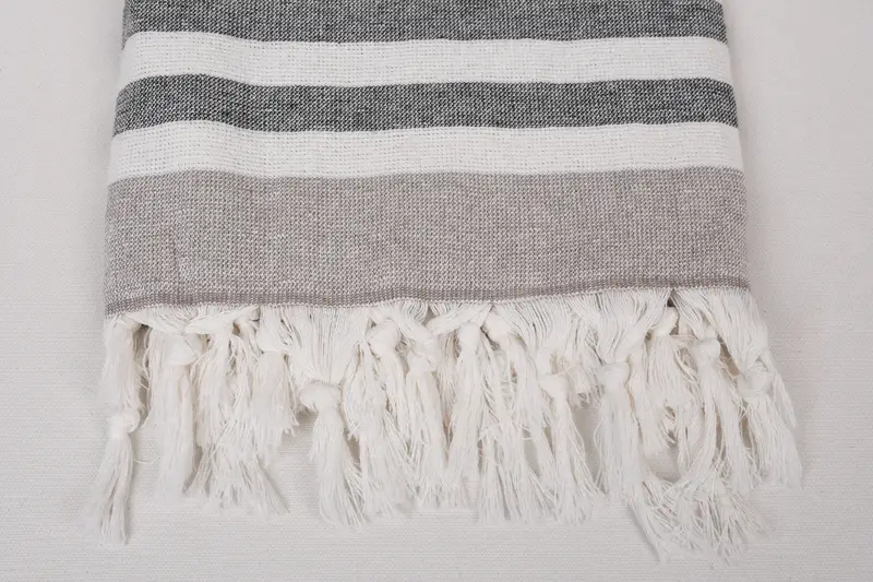 Turkish Towel USA, Bachelorette Party Favor, Cancun Bachelorette Party Gift Ideas, Bachelor Gifts, 68x40 Cotton Striped Terry Towel, Travel towel - 3