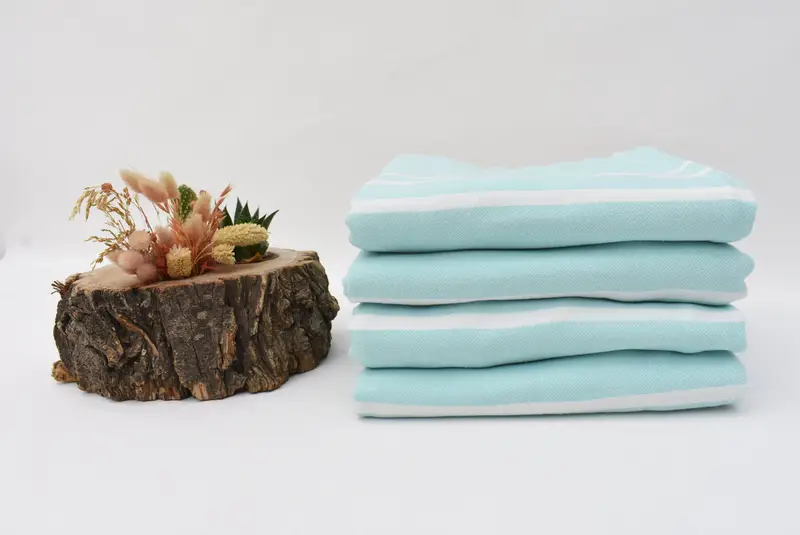 Personalized Towel Gift, 70x40 Cotton Striped Towel, Hammam towel, Custom Wedding Gifts, Sand-Resistant Peshtemal, Personalized Gifts, Gift For Mom - 3