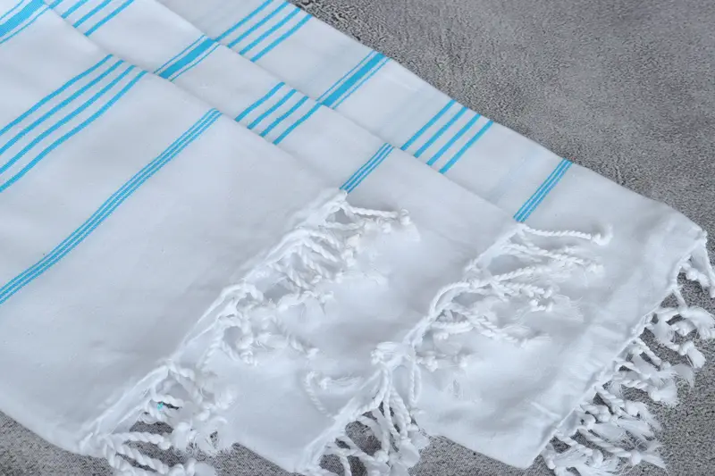 Favor de fiesta de viaje de niña, toalla a rayas de algodón 70x40, regalo para ella, regalo de aniversario de bodas, regalos de licenciatura, regalo de cumpleaños, toalla turca de monograma - 5
