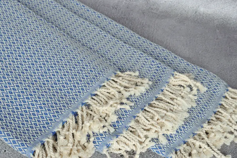 70x40 Cotton Diamond Towel, Valentines Day Gift Idea, Lightweight Turkish towel, Gift For Her, Summer Gift Ideas, Bachelor Gifts, Peshtemal Towel - 5