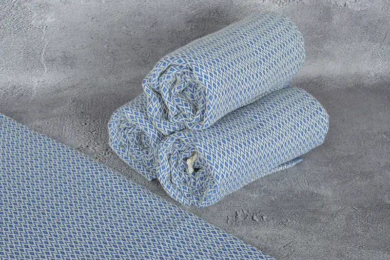 70x40 Cotton Diamond Towel, Valentines Day Gift Idea, Lightweight Turkish towel, Gift For Her, Summer Gift Ideas, Bachelor Gifts, Peshtemal Towel - 8