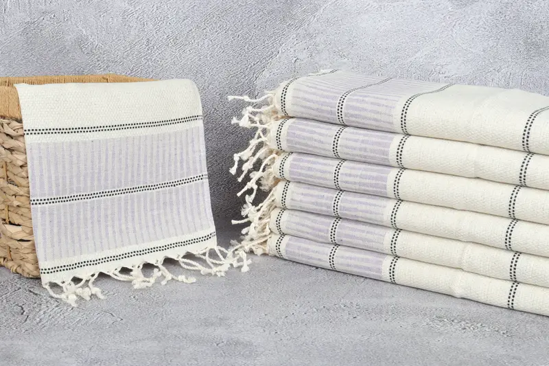 40x20 Linen Striped Towel, Personalized Gifts, Kitchen Towel, Monogrammed Hand Towel, Bachelor Bachelorette Party Favors, Monogrammed Turkish Towel - 3