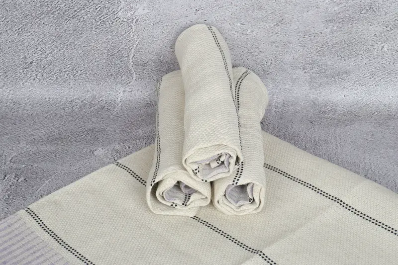 40x20 Linen Striped Towel, Personalized Gifts, Kitchen Towel, Monogrammed Hand Towel, Bachelor Bachelorette Party Favors, Monogrammed Turkish Towel - 7