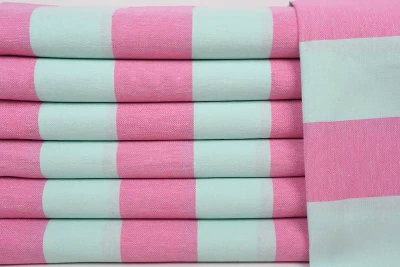 Custom Wedding Gift, Wedding Gift, Wedding Favors, Holiday Towel, 70x40 Cotton Striped Towel, Personalized Bridesmaid Beach Towel, Gift For Coworker - 1