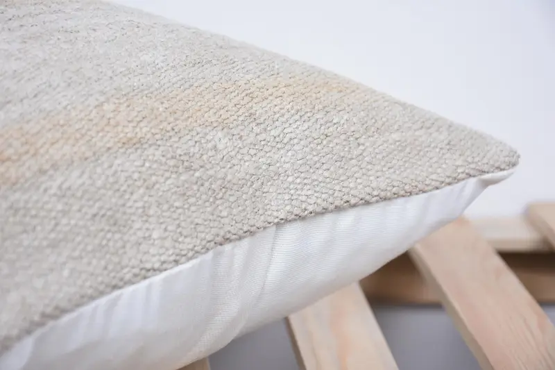 Rustic Pillow, Ethnical Kilim Rug Pillow, Cushion Cover, 16x16 White Pillow Sham, Kilim Pillow Cover, Retro Pillow Sham, Turkish Pillow - 7