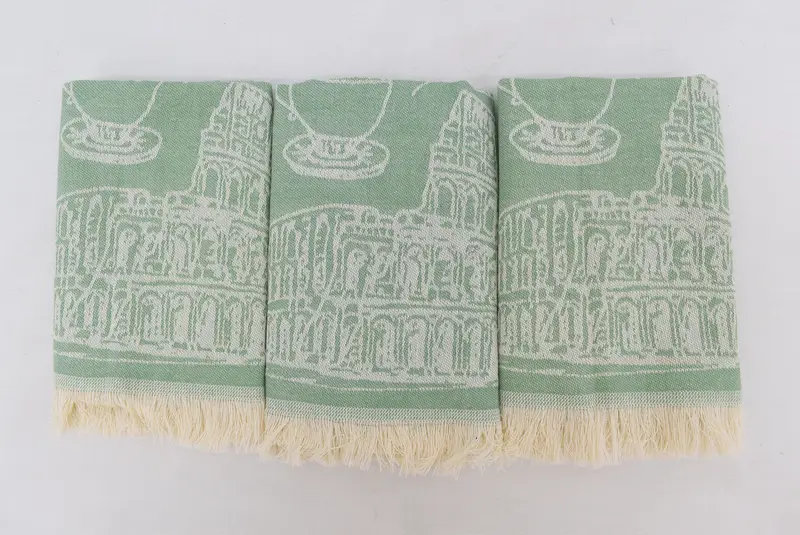 Kişiselleştirilmiş El Havlusu, 28x20 Pamuk İtalyan Sembolleri Tasarım Havlu, Nedime Teklif Hediyesi, Monogramlanmış El Havlu, Mutfak Havlu, Yaz Hediyesi - 4