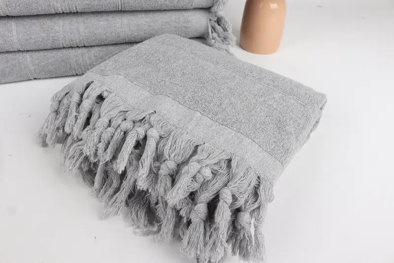 Personalized Bridesmaid Gift, Memorial Gift, 70x36 Cotton Striped Terry Towel, Monogrammed Turkish Towel, Lightweight towel, Custom Wedding Gift - 5