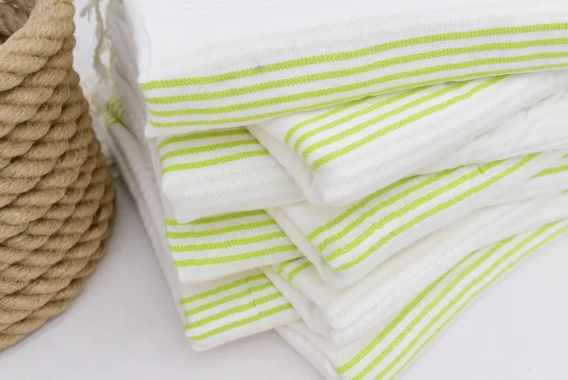 Gift For Him, Custom Towel Beach, Summer Gift, Best Friend Christmas Gift, Organic Turkish towel, Best Wedding Gift, 68x36 Cotton Striped Towel - 4