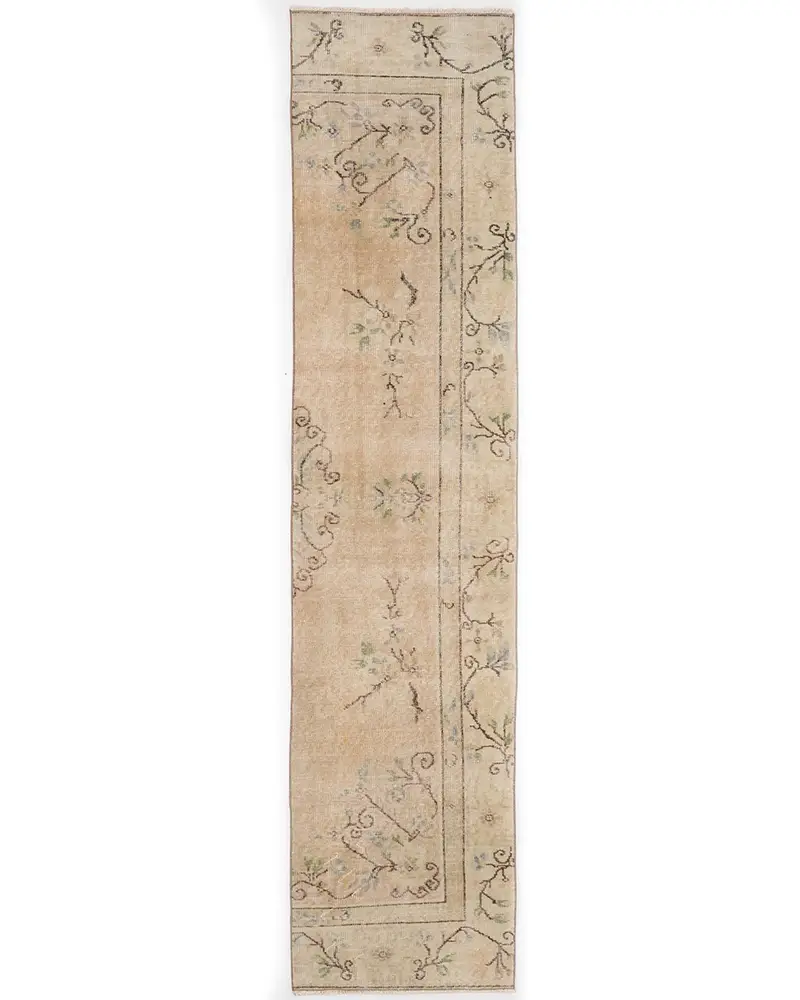 Bej Kamuflaj Halı, 2x8 ft Şık Ev Dekoru