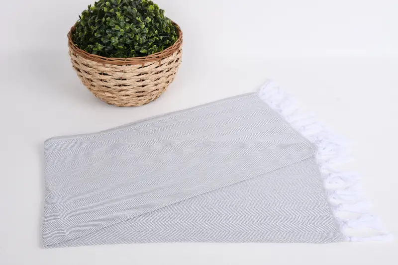 Ev dekoru için hediye, Türk çay havlu, banyo havlu, 36x18 pamuklu balıksırtı havlu, erkek arkadaş hediyesi, banyo havlu, küçük banyo havlu - 4