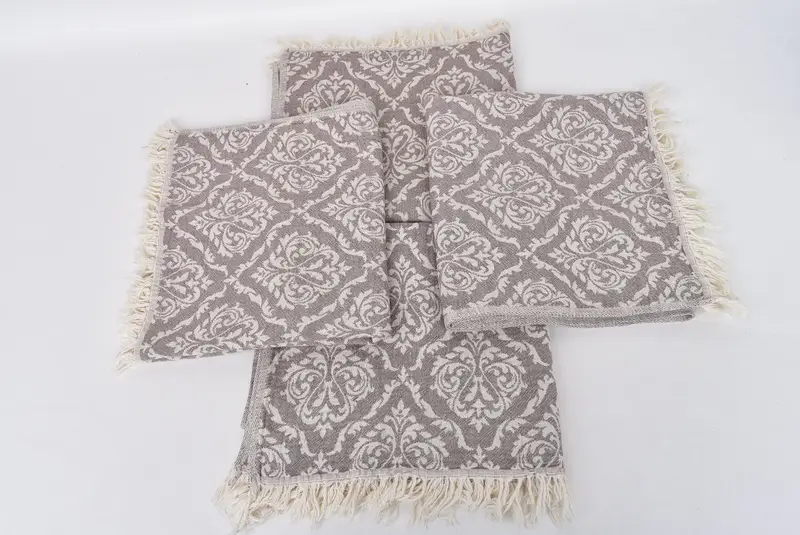 Erkek Arkadaş Noel Hediyesi, 40x24 Pamuklu Barok Havlu, En İyi Düğün Hediyesi, Nedime Hediyeleri, Özel El Havlusu, Monogram El Havlusu, El Yapımı Hediye - 6