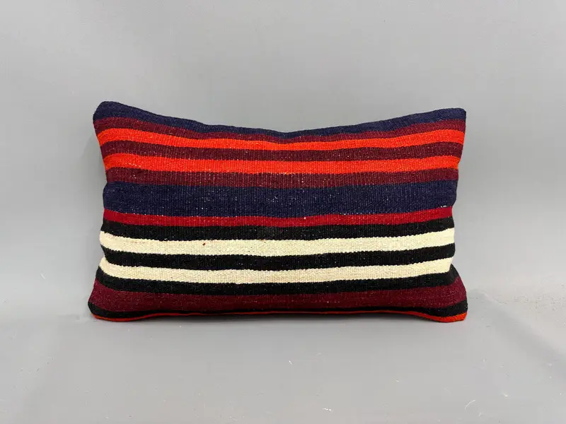 12x20 Orange Pillow Sham, Kilim Pillow, Bohemian Cushion Cushion, Pet Pillow Case, Vintage Kilim Pillow, Pillow, Kilim Cushion Sham - 4
