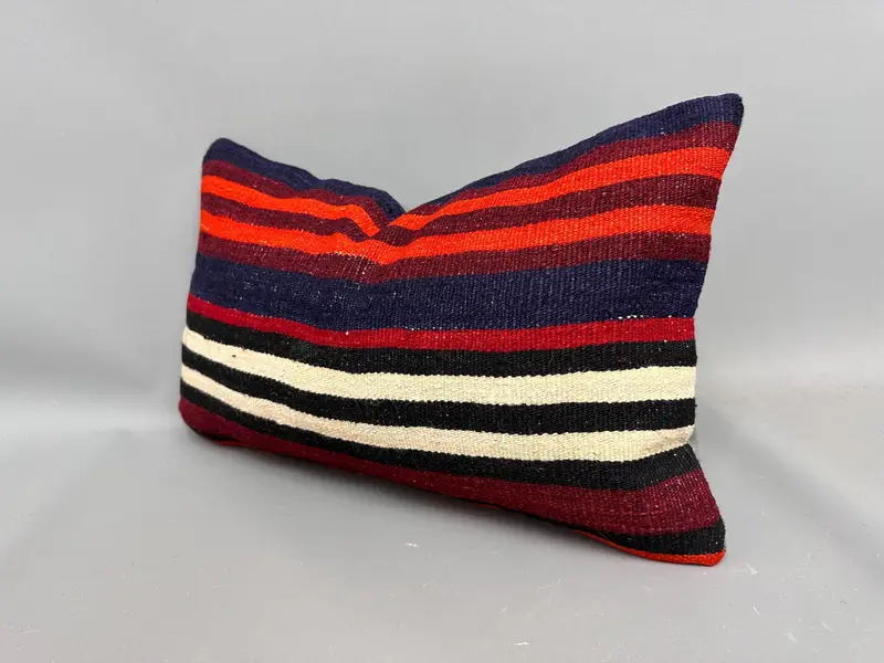 12x20 Orange Pillow Sham, Kilim Pillow, Bohemian Cushion Cushion, Pet Pillow Case, Vintage Kilim Pillow, Pillow, Kilim Cushion Sham - 3