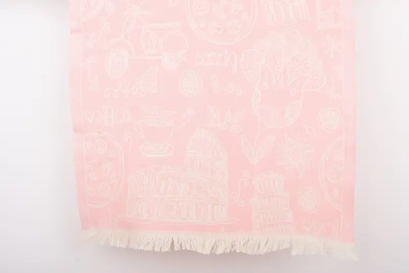 Personalized Dish Towel, Kitchen Towel, Housewarming Gift, Personalized Kitchen Towel, 28x20 Cotton Italian Symbols Design Towel, Bridesmaid Favors