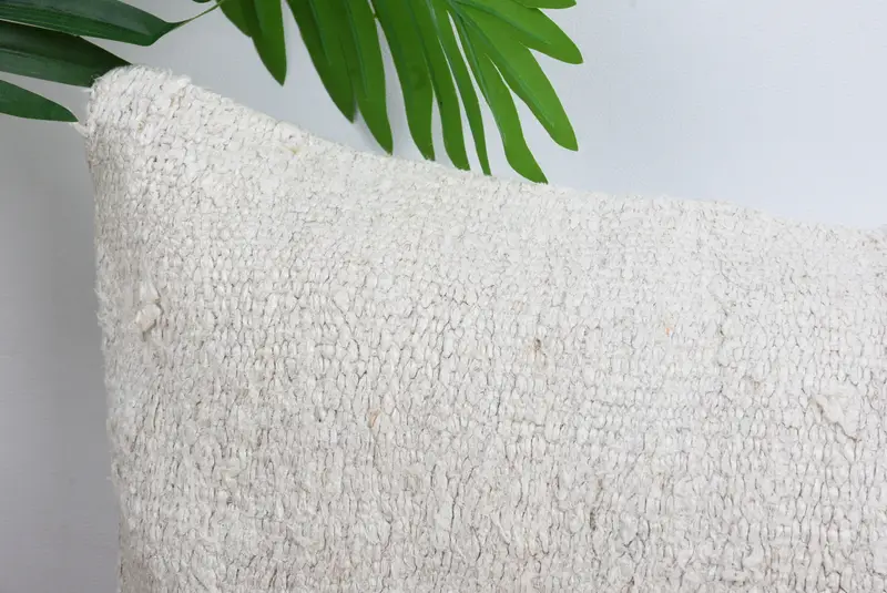 Antique Pillows, Muted Pillow Sham, One Of A Kind Cushion, Interior Designer Pillow, Cushion, 12x20 White Pillow Sham, Turkish Pillow - 2