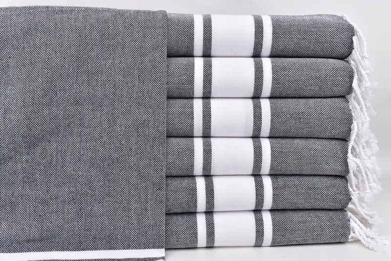 Kız Gezi Partisi Favor, Türk Çay Havlusu, Monogram El Havlusu, Türk El Havlusu, 36x24 Pamuklu Çizgili Havlu, Anne Hediye, Düğün Günü için Hediye - 1
