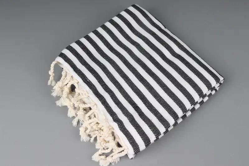 Summer Gift, Bachelor Bachelorette Party Favors, Bridesmaid Gifts, Luxury Turkish Bath Towel, Bridal Party Gifts, 70x40 Cotton Striped Towel - 6