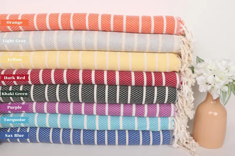 Spooky Bachelorette Party Favors, Monogram Turkish Towel, Home Gift, 70x40 Bamboo Herringbone Towel, Turkish Towel Beach, Bachelor Gifts, Yoga Towel - 1