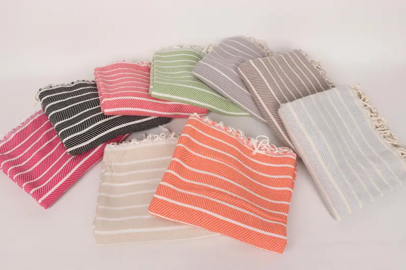 Spooky Bachelorette Party Favors, Monogram Turkish Towel, Home Gift, 70x40 Bamboo Herringbone Towel, Turkish Towel Beach, Bachelor Gifts, Yoga Towel - 3
