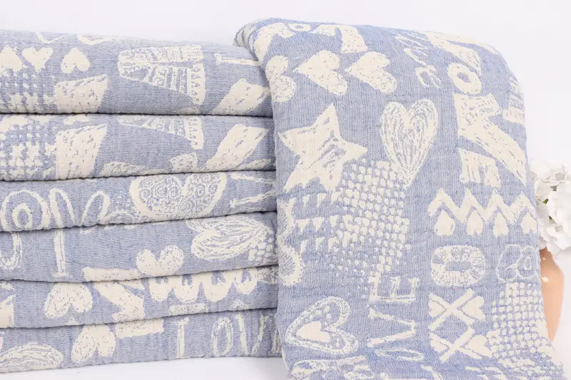 Personalized Bridesmaid Gift, Wedding Favors, 98x76 Cotton Love Design Towel, Throw Blanket, Boho Throw Blankets, Turkish Throw Blanket - 2