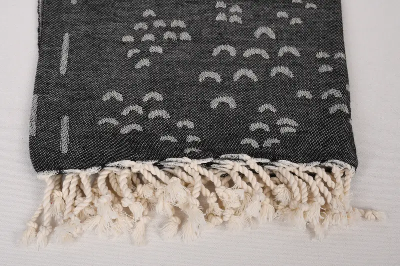 Wedding Hand Made Gift, Handmade Gift, Bachelor Gifts, Peshtemal Towel USA, 68x40 Cotton Mountain Design Towel, Memorial Gift, Fouta towel - 4