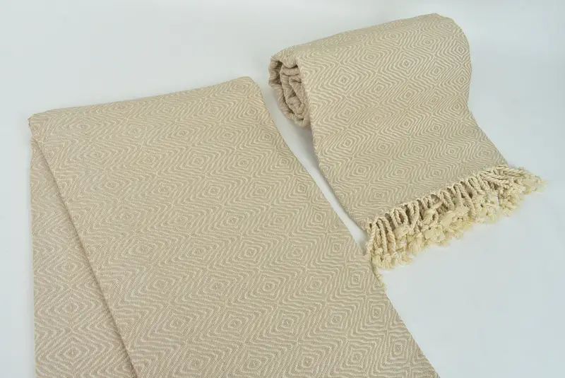Personalized Towel, Custom Gifts, Summer Towel, Quick-dry towel, Handmade Turkish Towel, 70x40 Cotton Zigzag Diamond Towel, Quick-Dry Beach Towel - 7