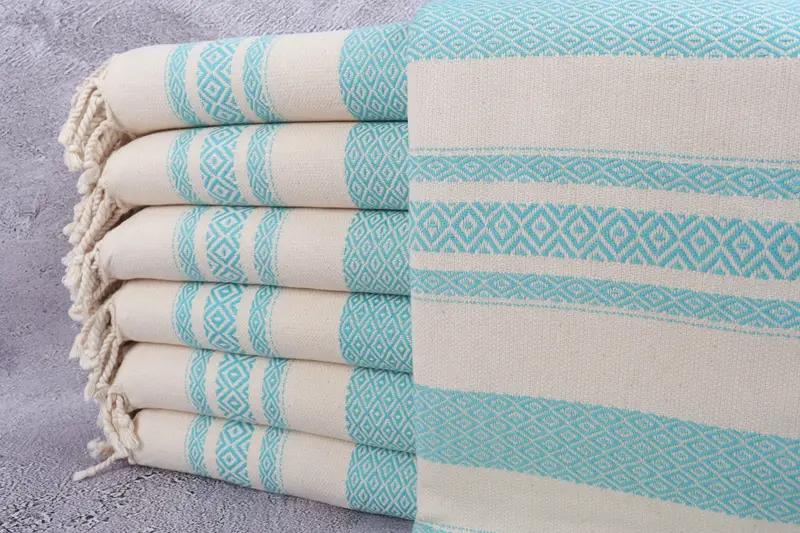 Bridal Shower Favor, Gift For Her, Summer Towel, 70x36 Cotton Diamond Towel, Turkish bath towel, Bachelorette Party Gifts, Turkish Bath Towel USA - 1
