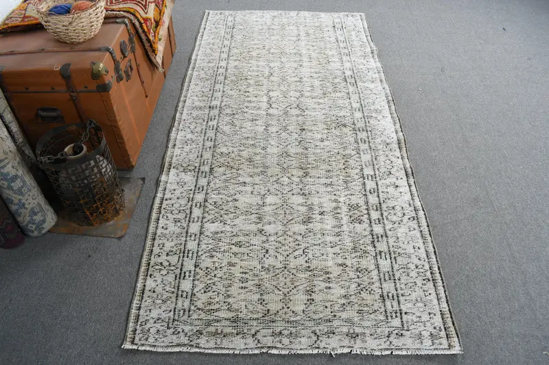 Alfombra Marroquí Verde 3,3x7,1ft Decoración Elegante