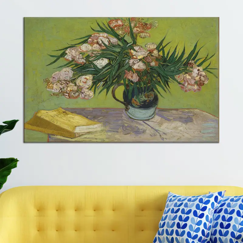 Moderner Van-Gogh-Blumen-Leinwanddruck – trendige Blumenkunst