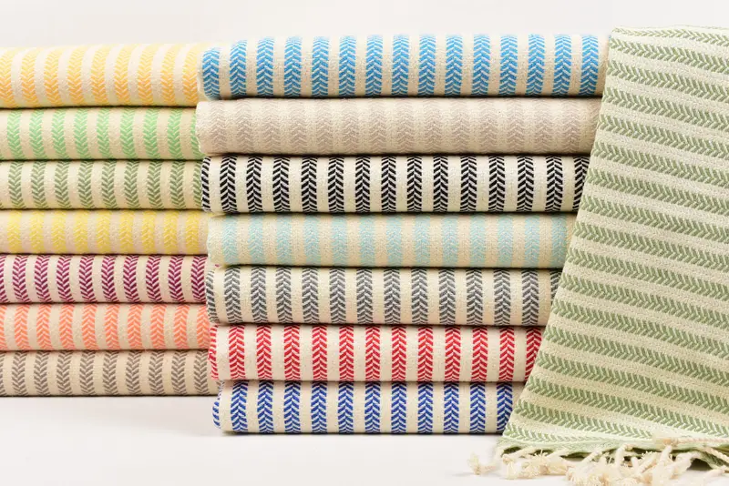 Turkish Towel Hand Towel, Monogram Kitchen Towel, 40x18 Inches