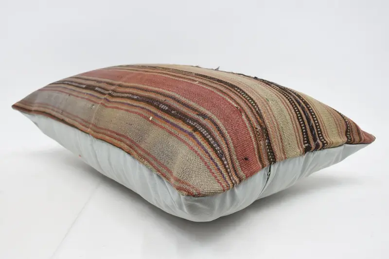 Office Chair Pillow Cover, Retro Pillow Cover, Pillow for Sofa, Pillow Cover, 20x28 Beige Cushion, Turkish Kilim Pillow, Pillow for Couch - 6