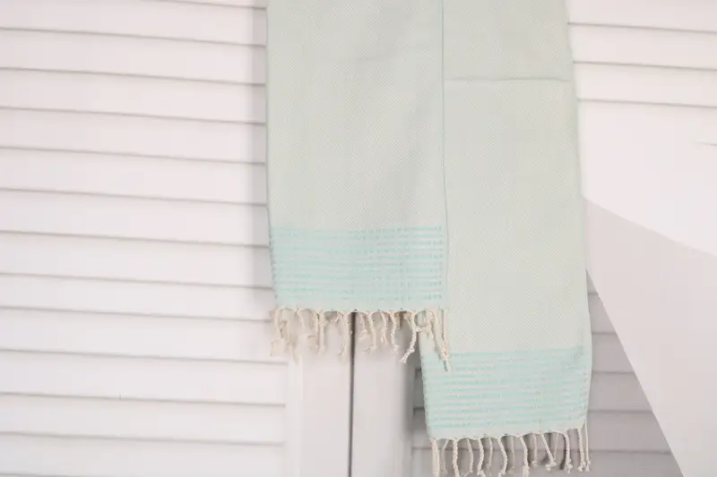 Summer Gift, Wedding For Favor, Personalized Hand Towel, Beach Theme Wedding Gift, 40x20 Cotton Striped Towel, Small Bath Towels, Bathroom Towels - 7