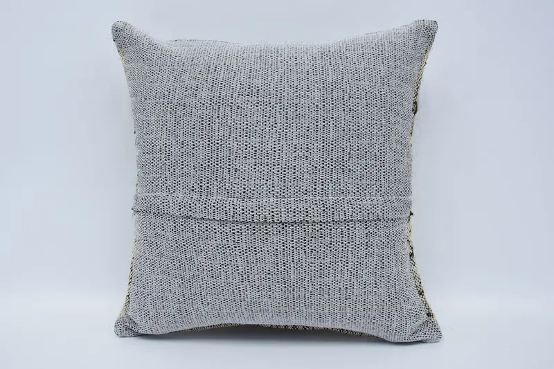Cushion, Ethnic Throw Pillow Case, Outdoor Pillow Cover, Turkish Pillow, 18x18 Beige Cushion Cover, Interior Designer Pillow, Vintage Pillow - 6