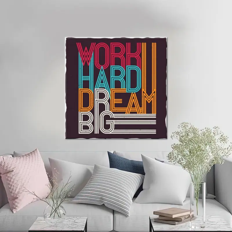 Moderne individuell bedruckte Leinwand: Großer Traum, Arbeit, künstlerische Eleganz