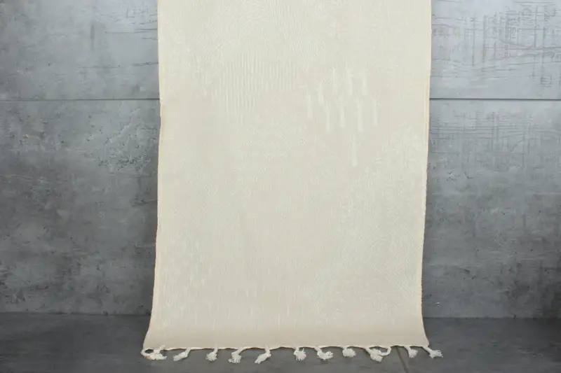 Cotton Dish Towel Beige Mountain Design Hand Towel 18x36 Inches