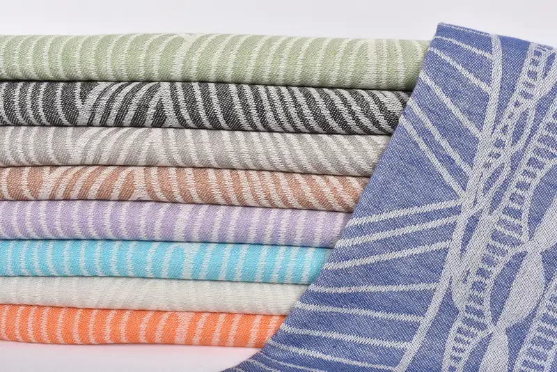 Sand-free towel, 68x40 Cotton Striped Design Towel, Hammam towel, Monogram Towels, Bridal Shower Favor, Custom Bath Towel, Bachelorette Party Favors - 2