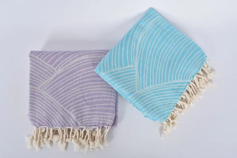 Sand-free towel, 68x40 Cotton Striped Design Towel, Hammam towel, Monogram Towels, Bridal Shower Favor, Custom Bath Towel, Bachelorette Party Favors - 6