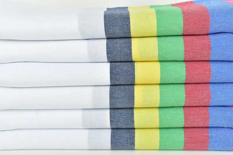 Personalized Turkish Towel, Luxury towel, Turkish beach towel, Spa Towel, Luxury Beach Towel, 70x40 Cotton Striped Towel, Guest Towel, Handmade Gift - 2